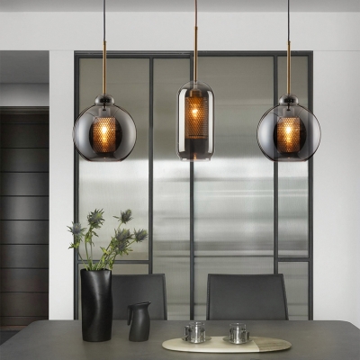 Single Head Glass Hanging Light Fixtures Hanging Ceiling Lights