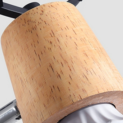 6-Light Chandelier Light Fixture Industrial Style Antlers Shape Metal Pendant Lighting Fixtures