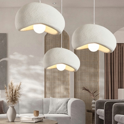 Contemporary Glass Pendant Lighting Single Lights for Dining Room