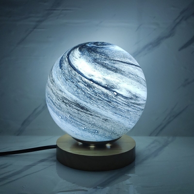 Glass Night Table Lamps Modern Creative Nordic Style Table Lamp for Bedroom