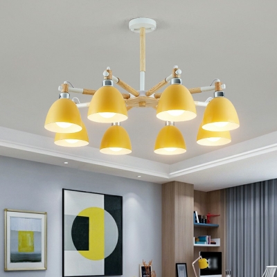 Macaron Chandelier Lights Modern Metal Chandelier Light Fixture for Living Room