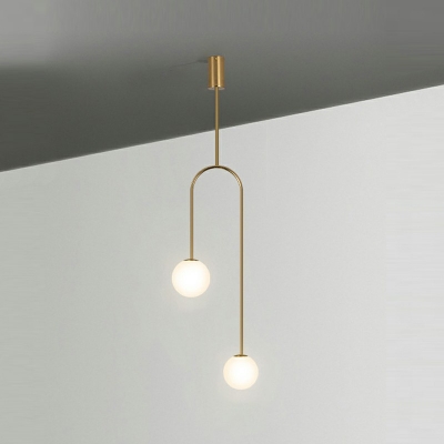 Modern Chandelier Lighting Fixtures Glass Minimalism Pendant Lighting for Bedroom