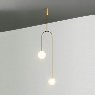 Modern Chandelier Lighting Fixtures Glass Minimalism Pendant Lighting for Bedroom