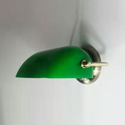 1-Light Sconce Light Industrial Style Geometric Shape Metal Wall Lamps