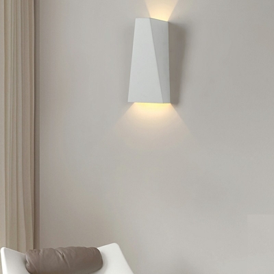 Art Deco Warm Light Geometric Wall Mounted Light Fixture Metallic Wall Light Sconces