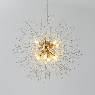 Modern Globe Chandelier Lighting Fixtures Minimalism Ceiling Pendant Light for Living Room
