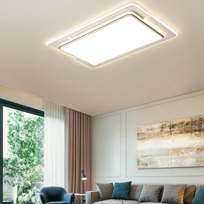 Modern Minimalism Flush Mount Ceiling Light Fixture LED Nordic Ceiling Mount Chandelier for Living Room