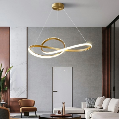 Pendant Light Kit Contemporary Style Acrylic Hanging Light for Living Room