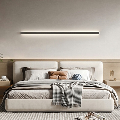 Contemporary Linear Wall Mounted Lamp Metal Sconce for Bedroom