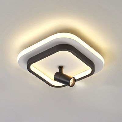 Geometric Flush Lighting Contemporary Metal Flush Mount Lamp for Bedroom