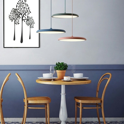 Metal Pendant Light Fixtures LED with Acrylic Shade Pendant Ceiling Lights