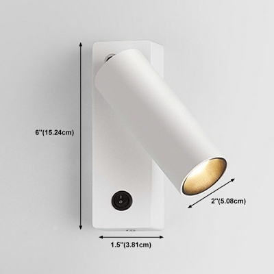 Wall Mount Light Modern Style Metal Wall Sconce For Bedroom