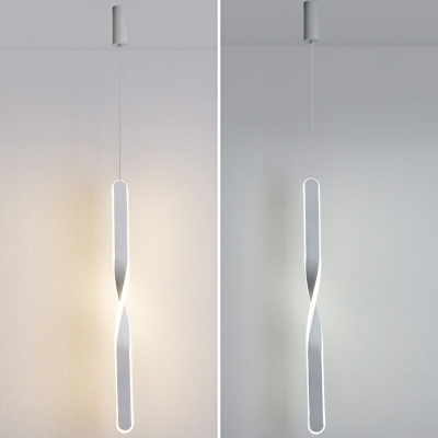 Contemporary Geometric Hanging Pendant Lights Metallic Down Lighting Pendant