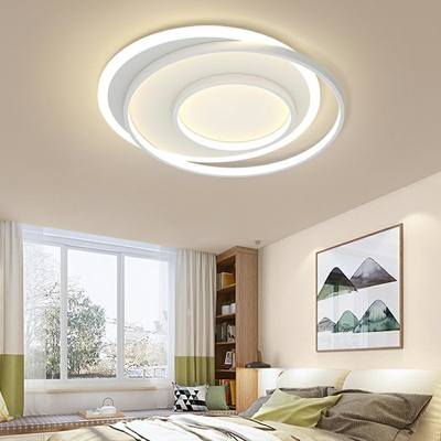 LED Flush Mount Ceiling Chandelier Modern Minimalist Ceiling Mount Chandelier for Living Room