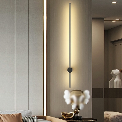 Modern Linear Wall Light Fixture Metal Sconces for Living Room