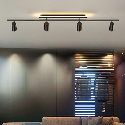 Modern Semi Flush Mount Ceiling Fixture LED Lights Minimalism Ceiling Mounted Fixture for Living Room