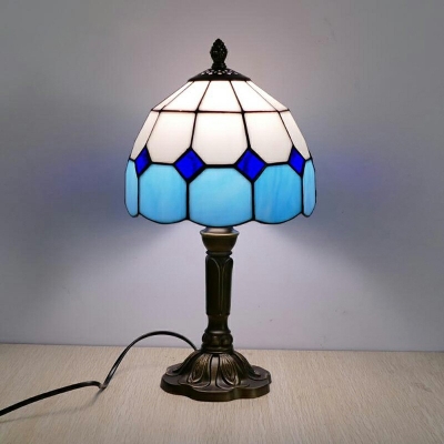 Tiffany Stained Glass Table Lamps E27 Light for Living Room