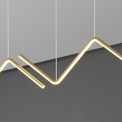 Contemporary Geometric Island Chandelier Lights Metal Ceiling Pendant Light