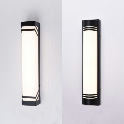 Contemporary Linear Wall Light Fixture Metal Sconce for Bedroom