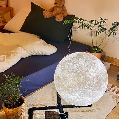 Contemporary Resin Floor Lamp Single Lighting for Living Room