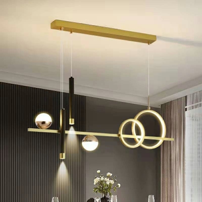 LED Modern Pendant Lighting Fixtures Minimalism Island Chandelier Lights for Living Room