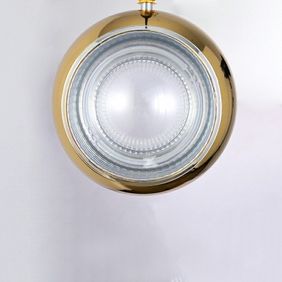 Metal Hanging Ceiling Light Ball Shape Pendant Light Fixture for Bedroom