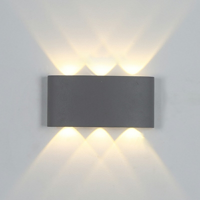 Art Deco Warm Light Geometric Wall Mounted Light Fixture Metallic Wall Light Sconces