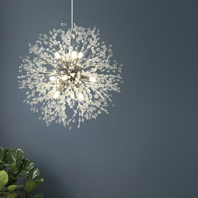 Contemporary Chandelier Pendant Light Dandelion Light for Dining Room