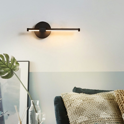 Contemporary Metal Wall Light Fixture LED Sconce for Bedroom and Living Room