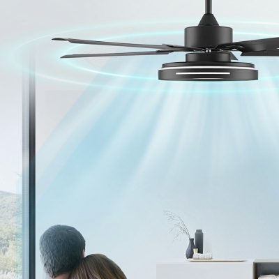 Modern Ceiling Fan Lighting Acrylic Ambient Light Fixtures for Bedroom