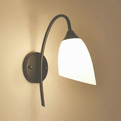 Modern Multi-Shaped Wall Sconces Glass Wall Sconce Lighting in Black