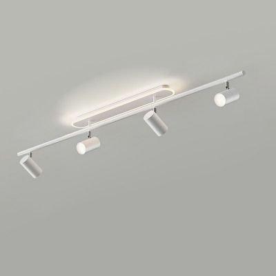 Modern Semi Flush Mount Ceiling Fixture LED Lights Minimalism Ceiling Mounted Fixture for Living Room