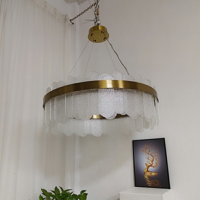 Modern Style Chandelier Light Glass Pendant Light for Living Room