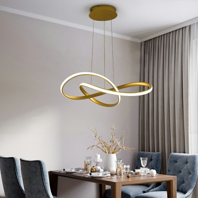 Pendant Light Contemporary Style Acrylic Hanging Light Kit for Living Room