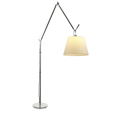 1-Light Floor Standing Lamps Contemporary Style Cone Shape Metal Stand Up Lamp