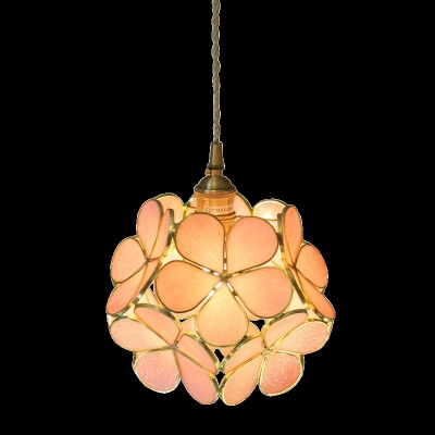 1-Light Pendant Light Minimalist Style Geometric Shape Metal Hanging Lamps