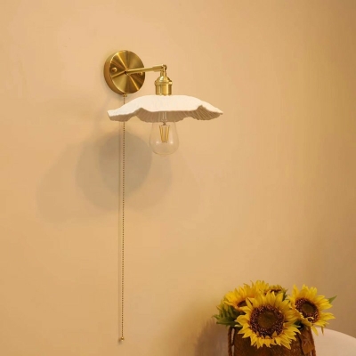 1-Light Sconce Lights Minimalism Style Geometric Shape Metal Wall Light Fixture