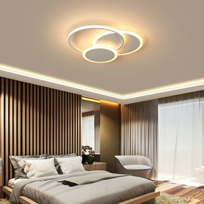 Flush Light Fixtures Modern Style Acrylic Flush Mount Ceiling Lighting Fixture for Living Room