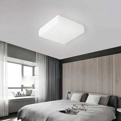 White Flush Mount Ceiling Chandelier Modern Glass Ceiling Light Fixtures for Living Room