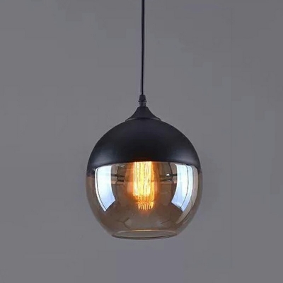 1-Light Pendant Ceiling Lights Minimalist Style Geometric Shape Metal Hanging Lamp Kit