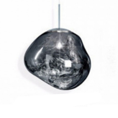 Contemporary Glass Pendant Light E27 Hanging Lamps for Dining Room