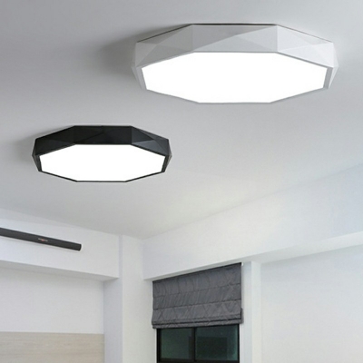 Flush Ceiling Light Modern Style Acrylic Flushmount Lighting for Living Room