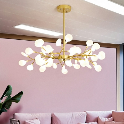 Modern Hanging Pendant Lights Metal Chandelier Lighting Fixtures for Bedroom