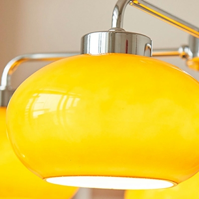 Pendant Lighting Kit Modern Style Glass Hanging Lamps for Living Room