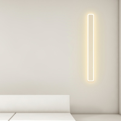 Contemporary Linear Vanity Light Fixture Metal LED Light for Bathroom