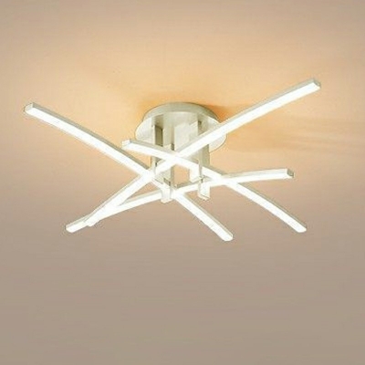 Flush Mount Lamps Contemporary Style Acrylic Flushmount Lighting for Living Room