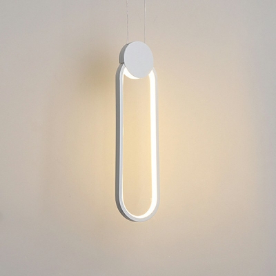 Geometric Pendant Lighting Contemporary Metal 1-Light Pendant Light for Bedroom