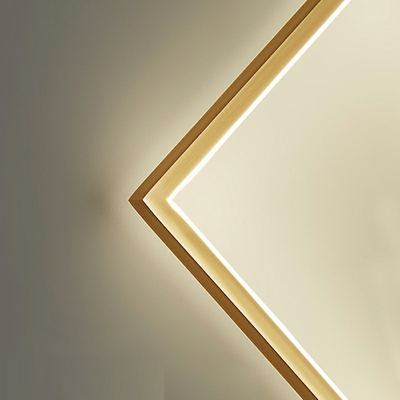 Geometric Post-modern Wall Lighting Fixtures Creative Metal Wall Sconce Lights