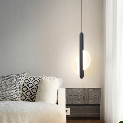 Hanging Ceiling Light with Acrylic Shade LED Hanging Pendant Light