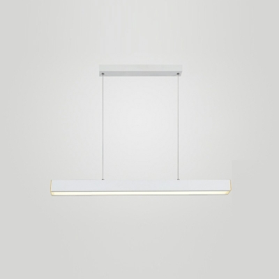 Linear LED Hanging Pendant Lights Modern Minimalism Island Chandelier Lights for Living Room